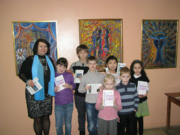 Выставка Казаковой  и презентация её книги Знакотерапия